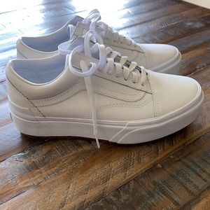 NEW without Box Vans Leather Old Skool Stacked